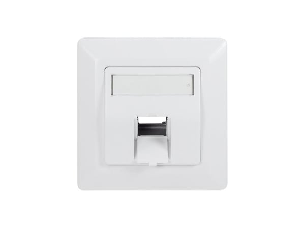 LogiLink NK4026, Valkoinen, Akryylinitriilibutadieenistyreeni (ABS), Ruuviton, Mikä tahansa tuotemerkki, Kiiltävä, Keystone-moduuli