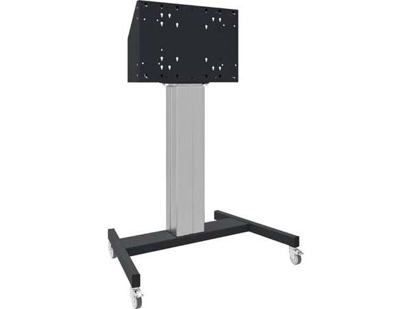 Floor lift XL on wheels for touch screen max. 86 inch, 120 kg BLACK