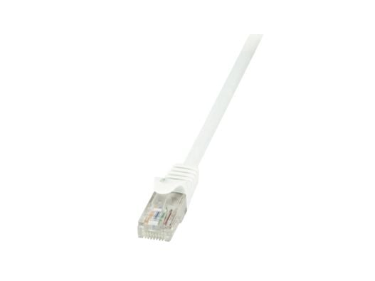 LogiLink EconLine - Koblingskabel - RJ-45 (hann) til RJ-45 (hann) - UTP - CAT 6 - hvit
