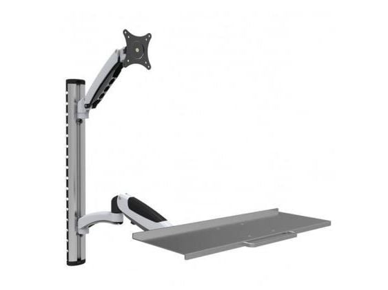 EFB Techly seinäkiinnike 38.1cm 15 tuuman - 68.58cm 27 tuuman näppäimistöalustalle ja varsi