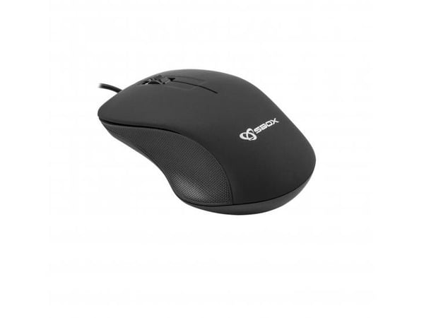 SBOX M-958, Ambidekstriøs, Optisk, USB Type-A, 1000 DPI, Sort
