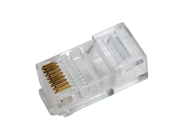 LogiLink RJ45, RJ45, Läpinäkyvä, Kulta, RoHS, 100 kpl