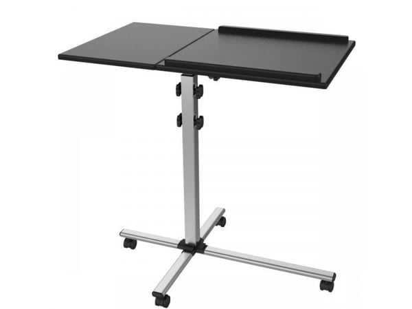 SBOX PFS-2, Multimediavogn, Sort, Sølv, MDF, PVC, Stål, Projektor, 10 kg, 4 hjul