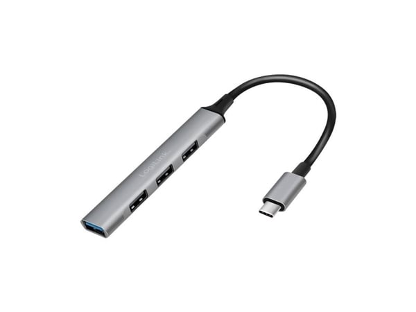 LogiLink USB-C Hub mellan 3 x USB 2.0- och 1 x USB 3.0-portar