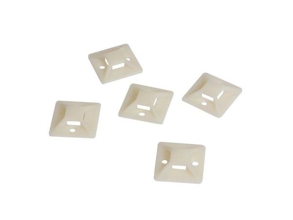 LogiLink KAB0043, akryylinitriilibutadieenistyreeni, Ivory, 25 mm, 25 mm, 100 kpl