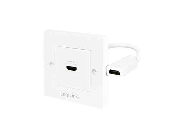 LogiLink AH0014, HDMI Type A (Standard), HDMI Type A (Standard), valkoinen