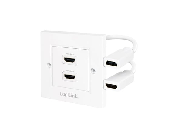 LogiLink AH0015, HDMI Type A (Standard), HDMI Type A (Standard), Hvit