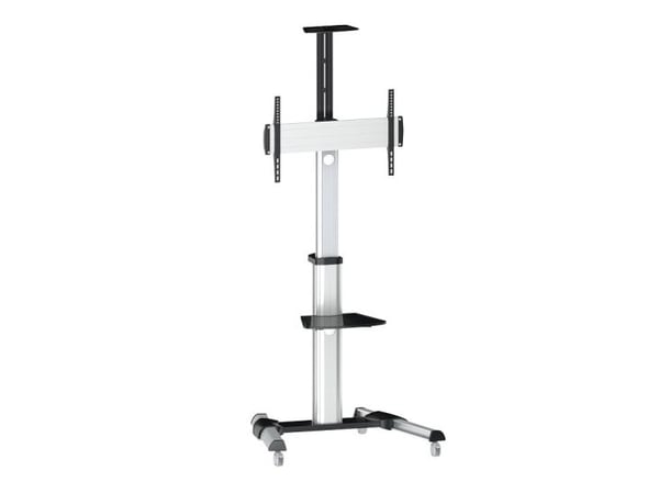 LogiLink BP0025, Multimediavogn, Hvit, Flatskjerm, 50 kg, 200 x 200,300 x 300,400 x 200,400 x 400,600 x 400, 5 - 12°