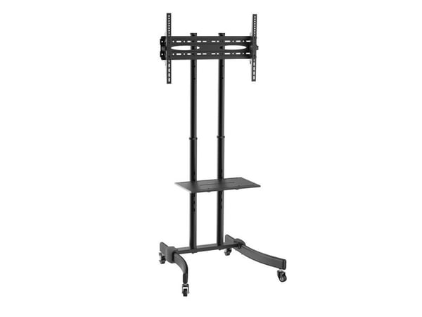 LogiLink BP0026, Musta, Litteä paneeli, Multimediakärry, 40 kg, 94 cm (37"), 177,8 cm (70")