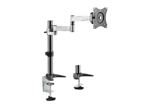 LogiLink BP0076, Festeklemme/gjennomføring, 8 kg, 33 cm (13"), 68,6 cm (27"), 100 x 100 mm, Sort, Rustfritt stål