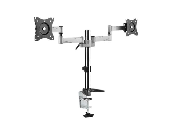 LogiLink BP0077, Gjennomføring, 8 kg, 33 cm (13"), 68,6 cm (27"), 100 x 100 mm, Sort, Rustfritt stål