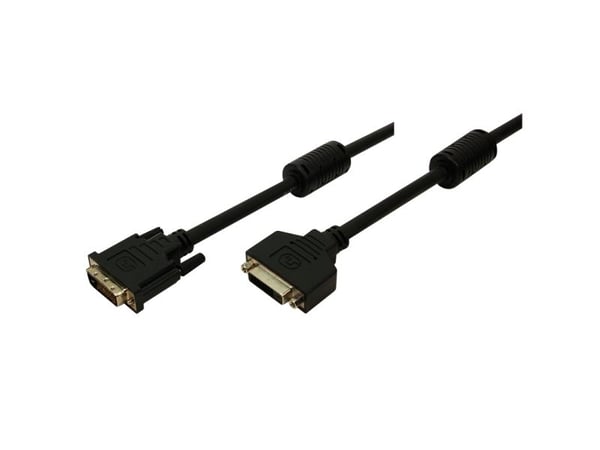 LogiLink DVI-D 5m, 5 m, DVI-D, DVI-D, Hanstik, Hunstik, Musta