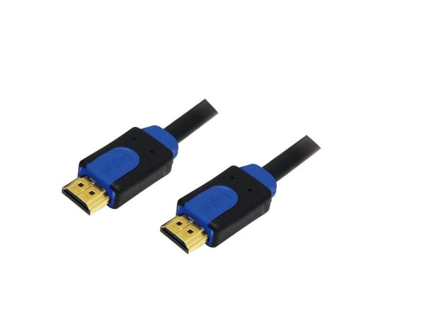 LogiLink CHB1105, 5 m, HDMI-tyyppi A (vakio), HDMI-tyyppi A (vakio), 10,2 Gbit/s, musta, Sininen