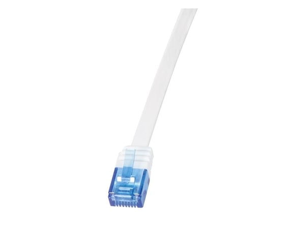 LogiLink CAT5e UTP 0.5m, 0,5 m, Cat5e, U/UTP (UTP), RJ-45, RJ-45, Valkoinen