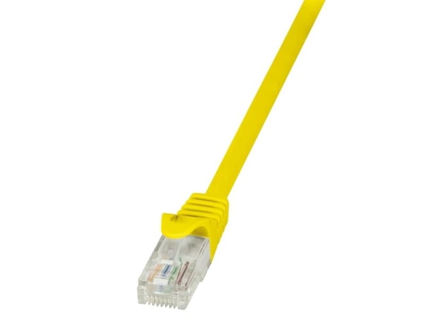 LogiLink 0,25m Cat.5e U/UTP, 0,25 m, Cat5e, U/UTP (UTP), RJ-45, RJ-45, Gul