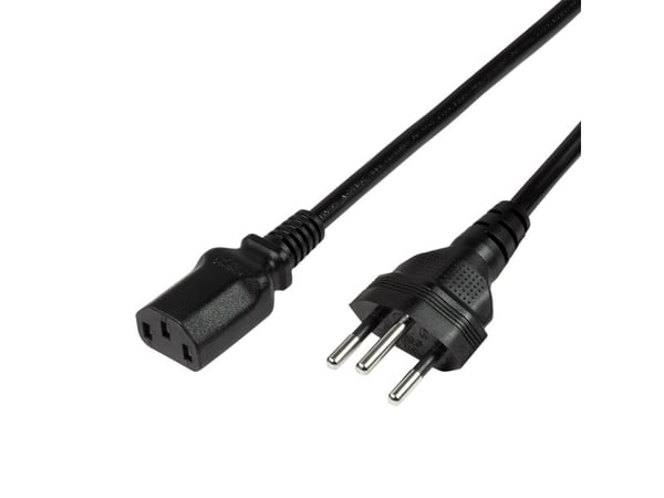 LogiLink Swiss-IEC - C13, 1.8m, 1.8 m, C13-kontakt