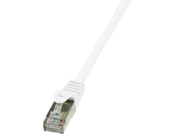 LogiLink 0.25m Cat.6 F/UTP, 0,25 m, Cat6, F/UTP (FTP), RJ-45, RJ-45, Hvit