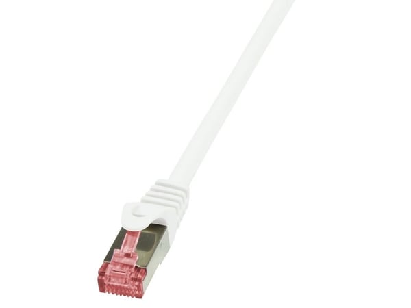 LogiLink 0.25m Cat.6 S/FTP, 0,25 m, Cat6, S/FTP (S-STP), RJ-45, RJ-45, Hvit