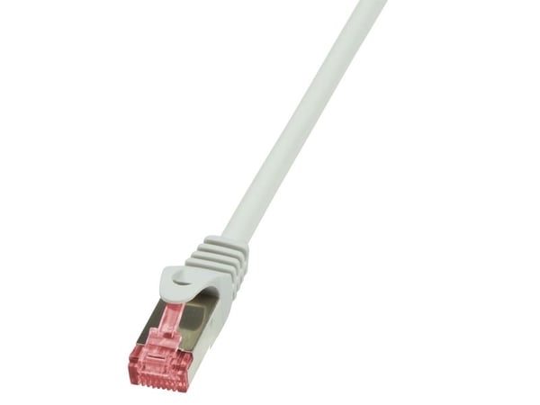 LogiLink Cat.6 S/UTP, 0.25m, 0,25 m, Cat6, S/FTP (S-STP), RJ-45, RJ-45, Grå