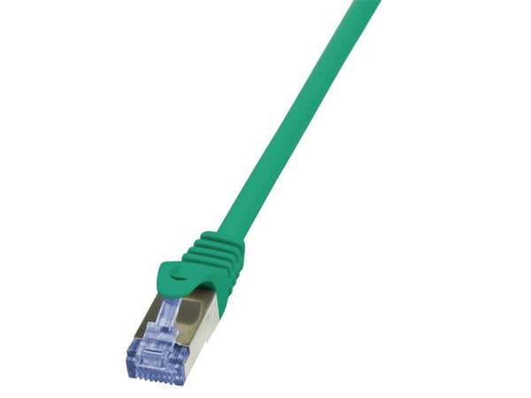 LogiLink PrimeLine - Koblingskabel - RJ-45 (hann) til RJ-45 (hann) - SFTP, PiMF - CAT 6a - halogenfri - grønn