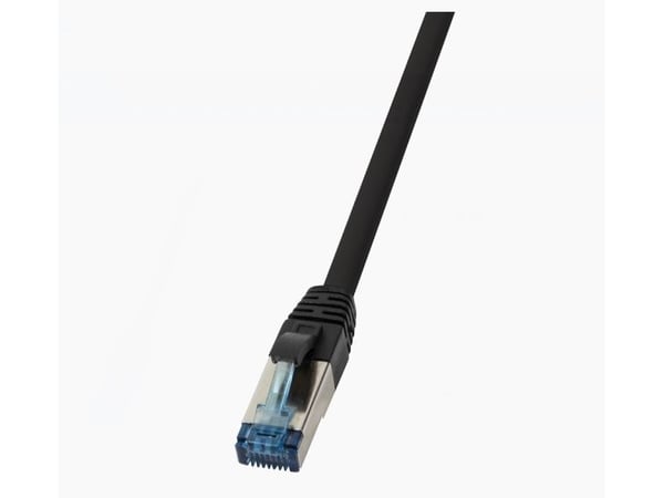 LogiLink CQ6055S, 2 m, Cat6a, S/FTP (S-STP), RJ-45, RJ-45, Sort