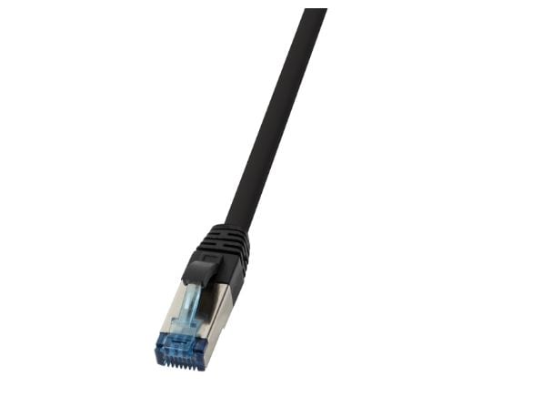 LogiLink CQ6065S, 3 m, Cat6a, S/FTP (S-STP), RJ-45, RJ-45, Sort