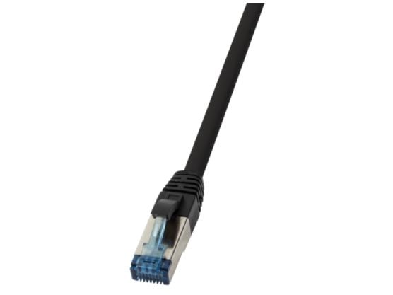 LogiLink 10G - Koblingskabel - RJ-45 (hann) til RJ-45 (hann) - SFTP - CAT 6a - halogenfri, utendørs - svart