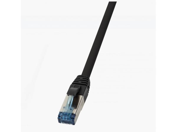 LogiLink 10G - Koblingskabel - RJ-45 (hann) til RJ-45 (hann) - SFTP - CAT 6a - halogenfri, utendørs - svart