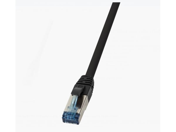 LogiLink 10G - Koblingskabel - RJ-45 (hann) til RJ-45 (hann) - SFTP - CAT 6a - halogenfri, utendørs - svart