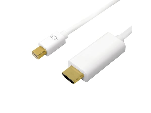 LogiLink CV0122, 1 m, Mini DisplayPort, HDMI Type A (Standard), Hanstik, suora