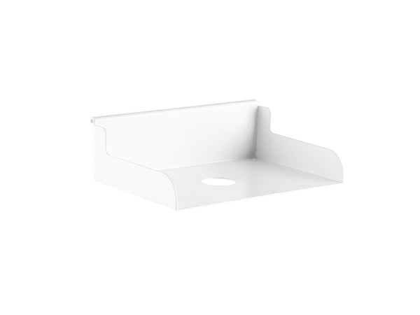 LogiLink EO0019-7, Sporveggfilholder, Hvit, Stål, 3 kg, 120 mm, 180 mm