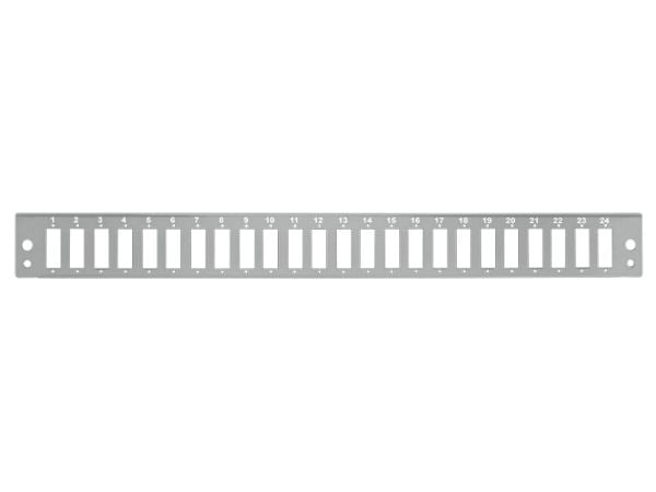 LogiLink FB2402G, SC, Grå, Metall, Rackmontering, 1U, 480 mm