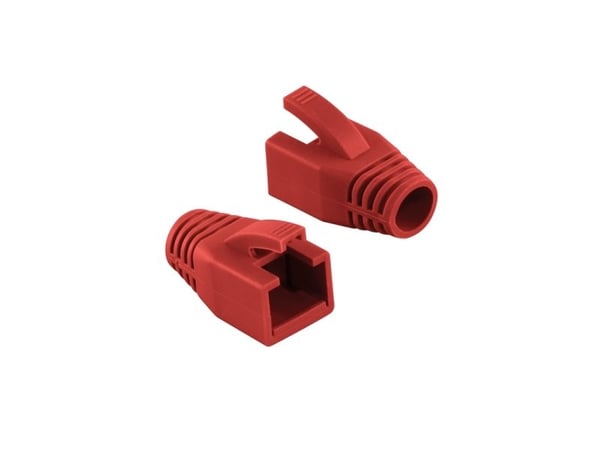LogiLink MP0035R, Kaapelikenkä, Punainen, Polyvinyylikloridi (PVC), Cat6, RJ45, RoHS