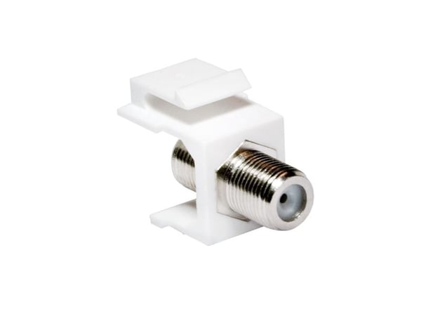 LogiLink NK0018, Platt, Vit, F-kontakt, F-kontakt, Honkoppling, Honkoppling