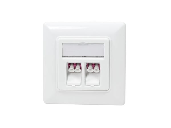 LogiLink NK4024, LC-D, Valkoinen, Polykarbonaatti (PC), 80 mm, 20 mm, 80 mm