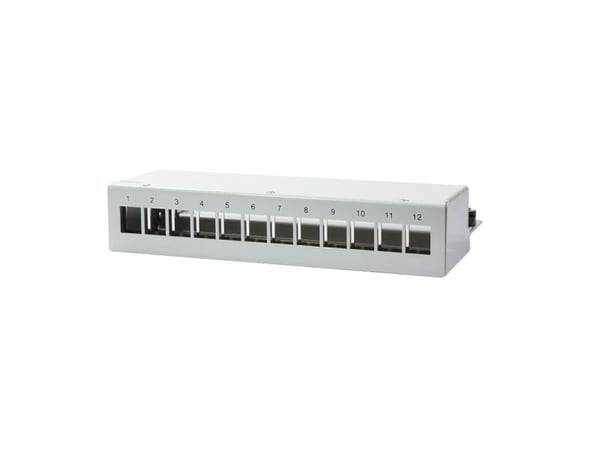 LogiLink NK4052, 10 Gigabit Ethernet, Cat6a, Grå, Gult, 221 mm, 113 mm