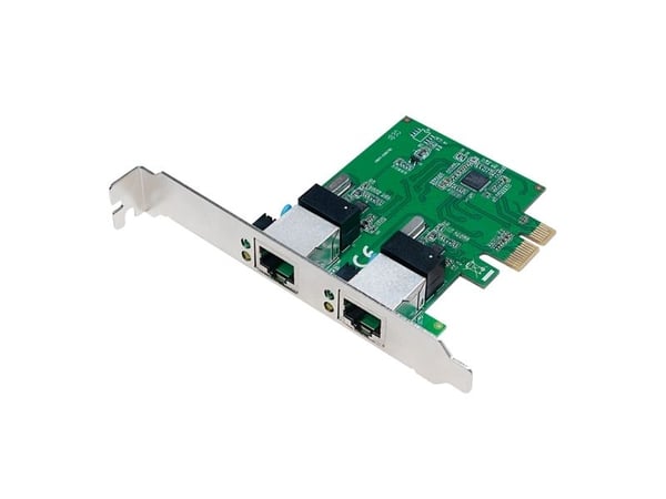 LogiLink PC0075, Intern, Koblet med ledninger (ikke trådløs), PCI Express, Ethernet, 1000 Mbit/s, Grønn