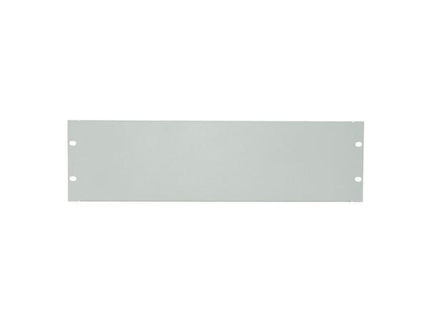 LogiLink PN104G, Glanset panel, Grå, Stål, 4U, 48,3 cm (19"), 482,6 mm
