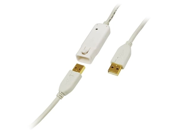 LogiLink USB2.0 Active Repeater Cable - Repeater - USB 2.0 - upp till 60 m