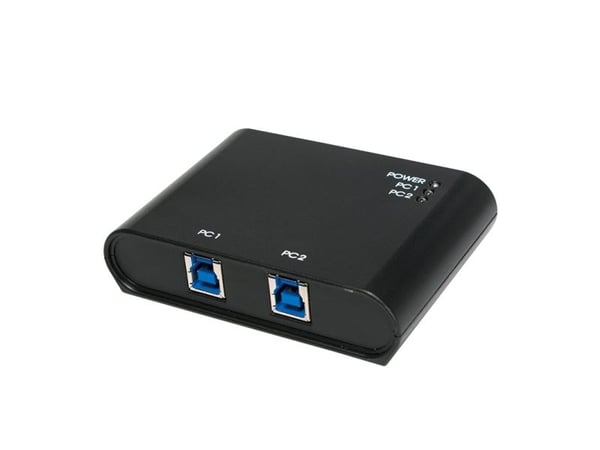 LogiLink UA0216, USB 3.2 Gen 1 (3.1 Gen 1) Type-B, USB 3.2 Gen 1 (3.1 Gen 1) Type-A, 5000 Mbit/s, Musta, Muovi, RoHS