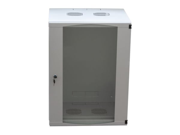 LogiLink W15F64G, Seinään asennettava laitekehikko, 50 kg, 25 kg, Harmaa