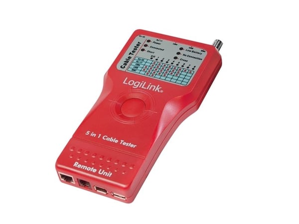 LogiLink 5 in 1 Cable Tester - Nettverktestsett