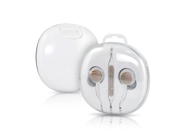 In-Ear-headset - vit/guld
