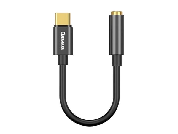 Baseus CATL54-01, Type-C, 3.5mm, Sort