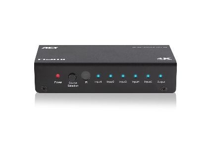 ACT 5x1 HDMI-switch, støtte for 3D og 4K