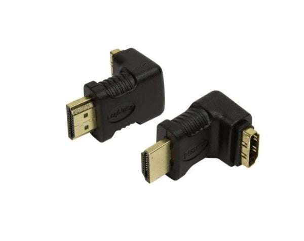 HDMI-adapter M/F VINKEL
