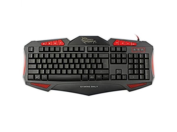 White Shark GK-1621R gamertastatur - RØD/SORT