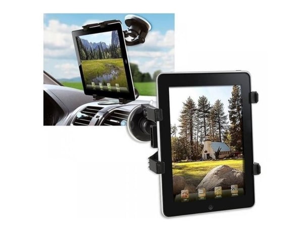 Techly I-TABLET-VENT, Bil, Passiv, syntetisk ABS, Metall, Sort, 333 g