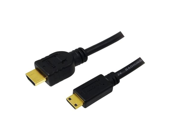 HDMI High Speed-kabel (V1.4) A/mini C 5,0 m