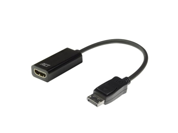 ACT DisplayPort naar HDMI female adapter, 4K, Zip Bag